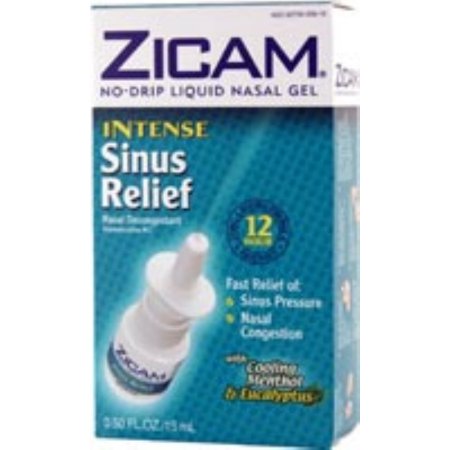 Zicam Intense Relief Sinus Liquid Nasal Gel 050 oz (Pack de 2)