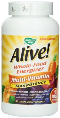 Manera de la naturaleza viva! Max potencia multi-vitaminas, 180 comprimidos