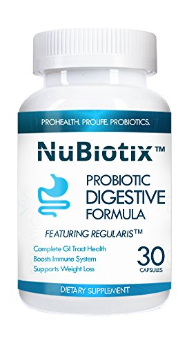 Nubiotix Ct 30 botella - Buy 2 Get 1 Free, introducir cantidad 2 y las 3 naves de botella automáticamente - mejor suplemento probiótico - suplemento de la salud patentada completa - una vez al día - ayuda a la digestión eficaz, aumentador de presión inmun