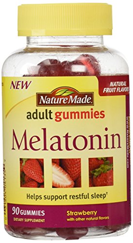 Naturaleza melatonina Gummies adultos, cuenta 90