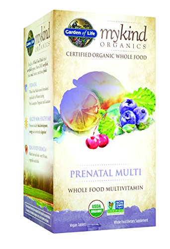 Jardín de la vida mykind orgánicos Prenatal Multi, 180 tableta orgánico