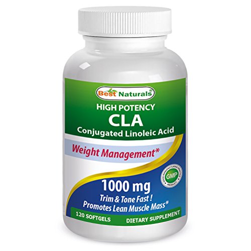Mejor Naturals alta potencia CLA, 1000 mg, 120 cápsulas