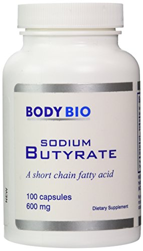 BodyBio/E-Lyte - butirato de sodio 600 mg 100 cáps