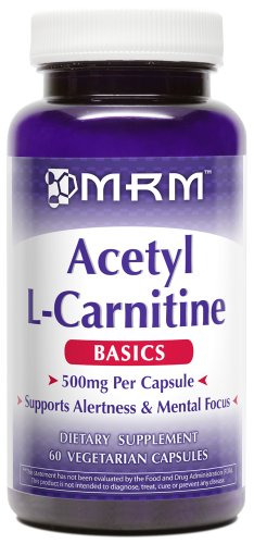 MRM acetil L-carnitina 500mg por cápsula, 60-Conde