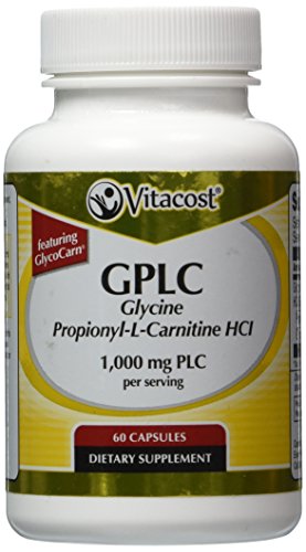 Vitacost GPLC glicina propionil L-carnitina HCl GlycoCarn 1000 mg PLC por porción--60 cápsulas