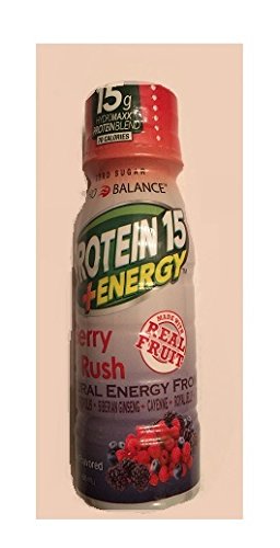 Balanza Pro proteína 15 + energía Berry Rush bebe 3 onzas (paquete de 6)
