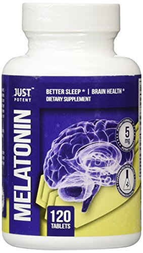 Melatonina de calidad farmacéutica por sólo potentes:: 5mg tabletas:: dormir mejor:: salud del cerebro:: cuenta 120:: acción rápida y no-la formación de hábito de sueño ayuda!