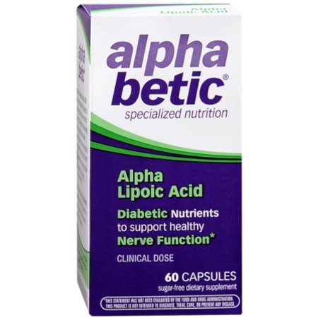 alpha betic ácido alfa lipoico Cápsulas 60 Cápsulas (paquete de 6)