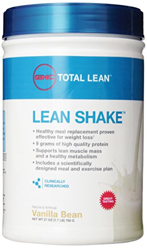 GNC Total Lean Shake, de vainilla, 1,7 libras
