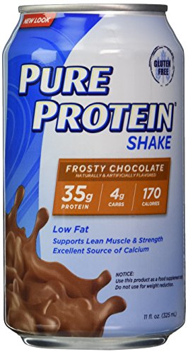 Agitar de proteína pura lista para tomar 35 gramos de proteínas, helado Chocolate (paquete de 12)