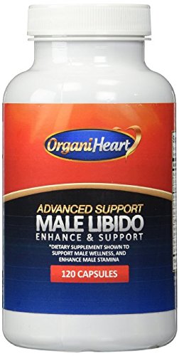 OrganiHeart - avanzado apoyo masculino Libido Stamina + píldoras de la ampliación (cuenta 120)
