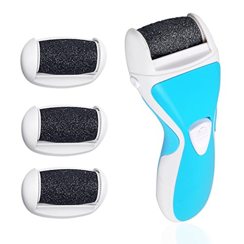 O'vinna™ el removedor del callo eléctrico, pie cuidar electrónicos pedicura herramienta gruesa piel y callo claro sanos pies secos (azul)