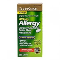 GOODSENSE ALL DAY ALLERGY REMEDIO PARA LA ALERGIA 10 MG 365 CAPSULAS