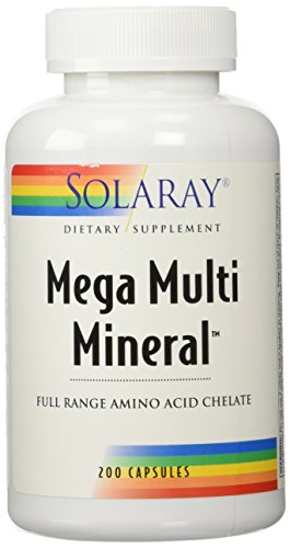 Solaray - Mega Multi Mineral - 200 cápsulas - MMM-200