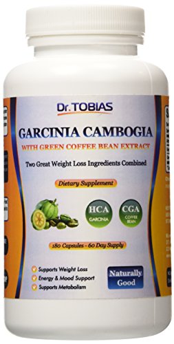 Dr. Tobias Garcinia Cambogia Plus café verde - dos grandes suplementos de pérdida de peso en uno (180 caps) É