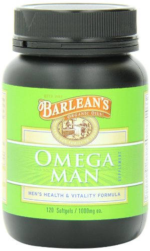 Orgánico Aceites Omega Man de Barlean, 120 mg de /1000 de cuenta