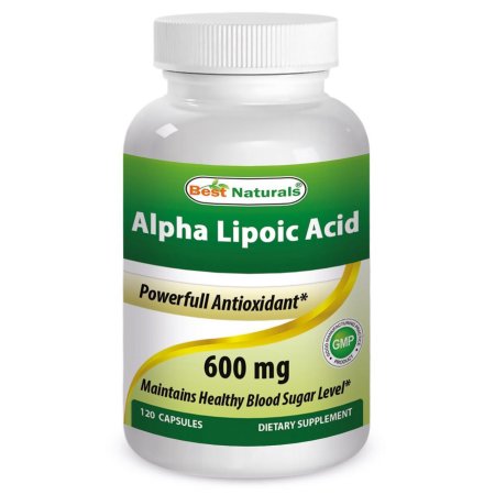 Best Naturals ácido alfa lipoico 600 mg 120 Ct
