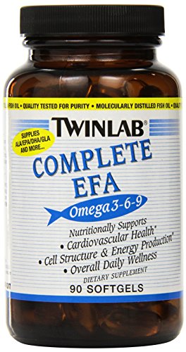Twinlabs completo EPT cápsulas, Omega 3-6-9, 90 Count (paquete de 2)