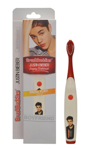 Cepillo de dientes de cepillo amigos 8-52060-00340-4 BoyFriend de Justin Bieber cantando