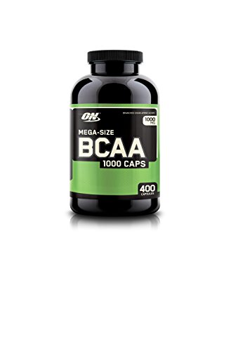 Nutrición óptima BCAA 1000mg, cápsulas de 400