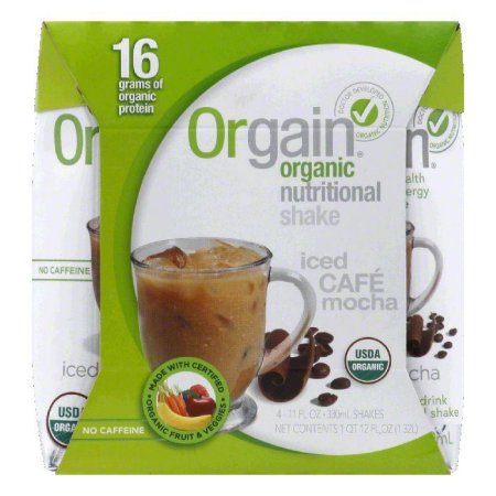  helado Cafe Mocha Organic Nutritional Shake 44 FO (Pack de 3)