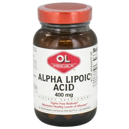 Olympian Labs Ácido alfa lipoico 400 mg cápsulas vegetarianas - 60 Ea