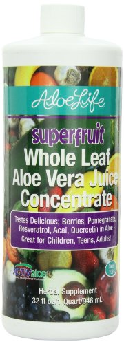 Aloe vida Aloe Vera suplementos nutricionales, superfrutas, 32 onzas