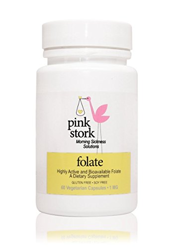 Rosa cigüeña folato folato 5-MTHF - verdadero ácido fólico para el embarazo