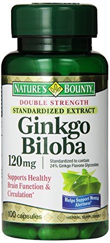 Recompensa Ginkgo Biloba de la naturaleza 120mg, 100 cápsulas