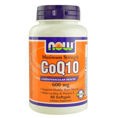 CoQ10 600 mg - 60 cápsulas blandas por NOW Alimentos