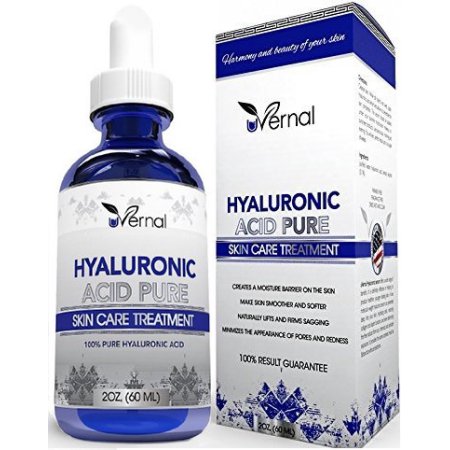 Ácido hialurónico para la piel - 100% de ácido hialurónico Pure - Anti fórmula envejecimiento (2 oz)