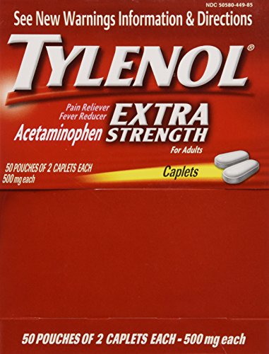 Tylenol dolor alivio sintomático y la fiebre reductor, cuenta 100