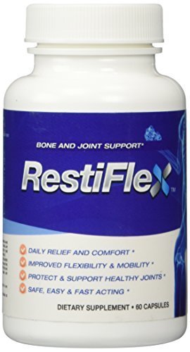 Suplemento dietético Natural Restiflex huevo cáscara membrana ósea y apoyo conjunto, 60 cápsulas blandas por RestiFlex