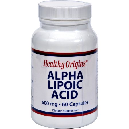 Healthy Origins ácido alfa lipoico - 600 mg - 60 Cápsulas - (Pack de 2)
