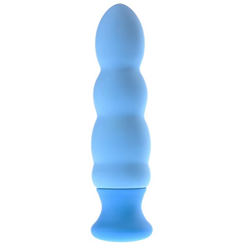 Adán señaló vibrador de silicona, 8-frecuencia vibración silenciosa impermeable, punto G femenino Vibrators(Blue) de regalo