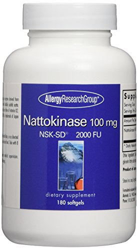Grupo de investigación de alergia Nattokinase--100 mg - 180 cápsulas