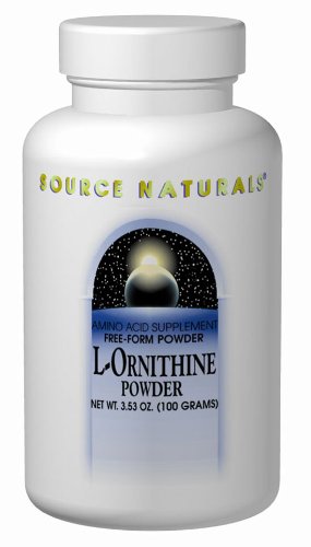 Source Naturals L-ornitina, polvo, 100 gramos