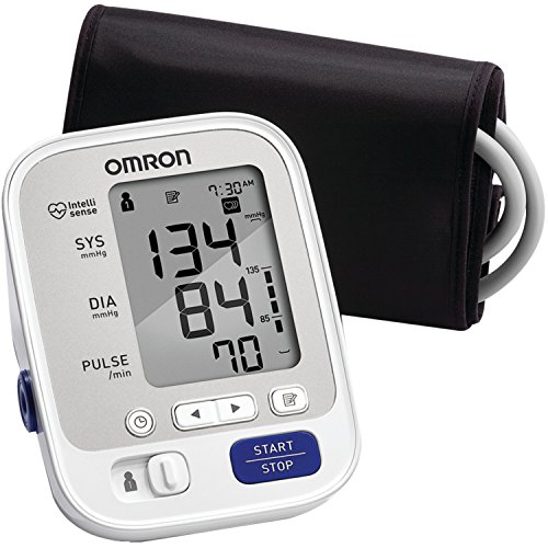 Monitor de presión arterial de brazo OMRON 5 Series con amplia banda (BP742N)