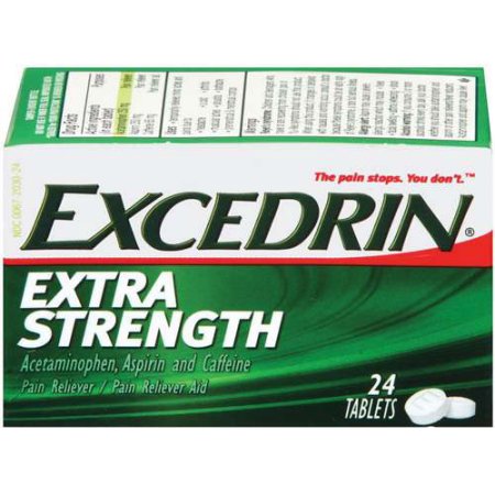 Excedrin Extra Strength Alivia el dolor y comprimidos 24 Tabletas