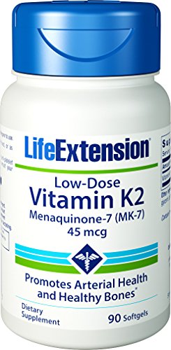 Extensión de vida bajas dosis vitamina K2, 90 cápsulas
