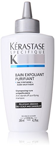 Champú Kerastase Specifique Bain exfoliante Purifiant Unisex (cuero cabelludo graso), 4,2 onzas