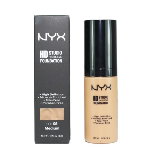 NYX cosmeticos alta definición Fundación fotogénica, Nude, onza 1,26