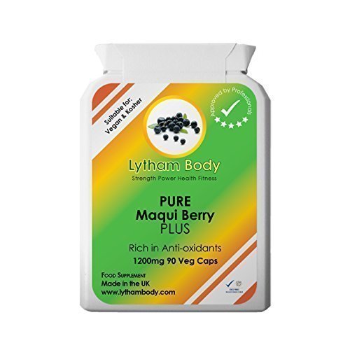 Maqui Berry PLUS - 1200mg por cápsula vegetariana/vegan x 90. El nuevo súper alimento certificado genuino pura baya de Maqui en el mercado. Cientos de clientes satisfechos.