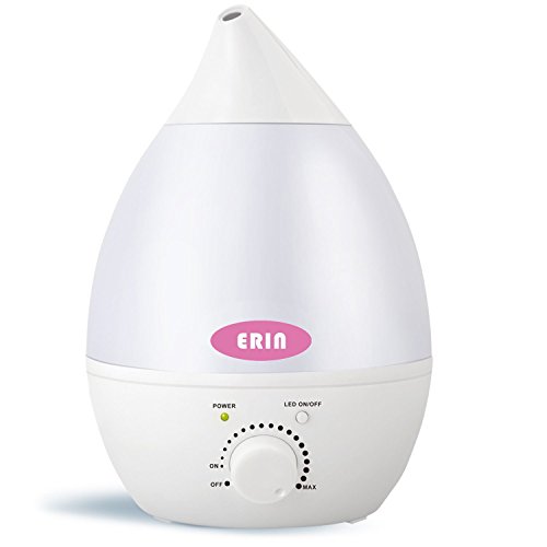 Erin® 2.4 l ultrasónico fresco humidificador con Aroma difusor silenciosa Auto Shut-off 7 Color luz acogedor A1