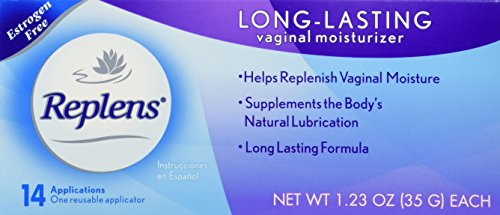 Replens duradero humectante Vaginal femenino - 14 aplicaciones y un aplicador reutilizable 1,23 OZ ea