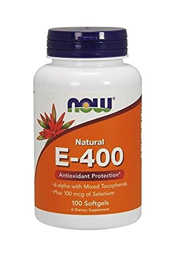 Ahora alimentos E-400, Soft Gel, 100-cuenta (embalaje puede variar)