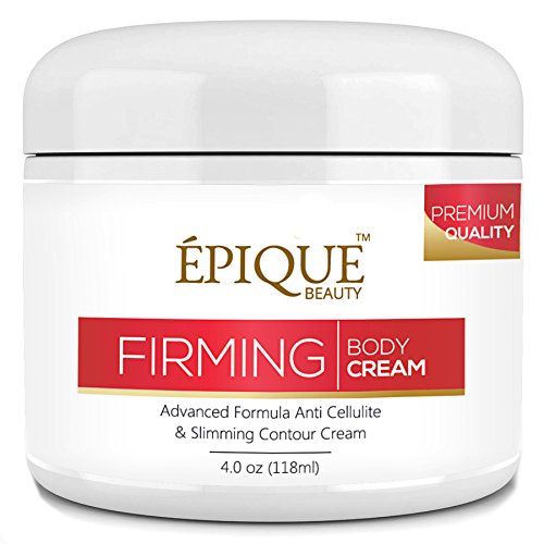 Epique belleza celulitis crema reafirmante loción corporal con cafeína y Retinol, 4 oz