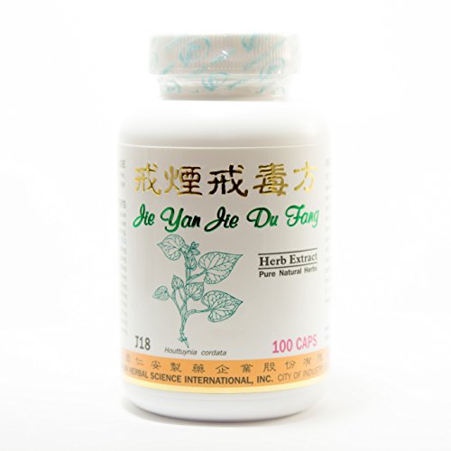 Stop Smoking Detox fórmula suplemento dietético 500mg 100 cápsulas (Jie Yan Jie Du Fang) 100% hierbas naturales