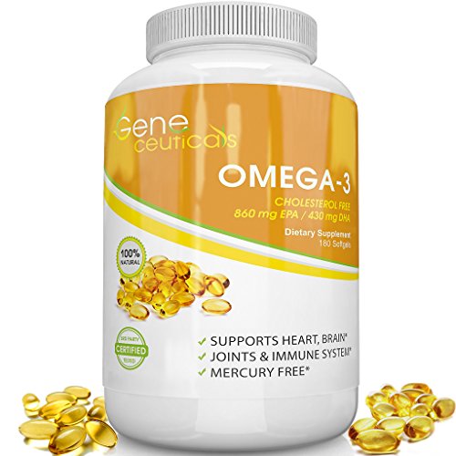 Aceite de pescado puro Omega 3 suplemento - alto EPA/DHA contenido - mejorar la Salud Cardiovascular - mejora la función cognitiva - más fuertes juntas - una piel más sana - 100% garantía de satisfacción