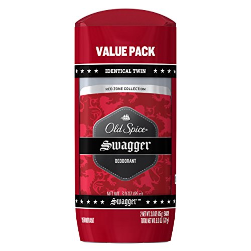 Doble desodorante Old Spice Red Zone colección Swagger aroma masculino paquete 6 Oz